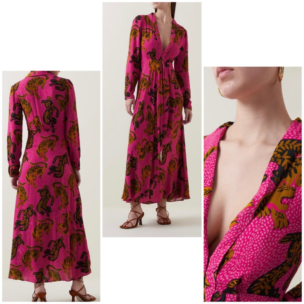Wild Leopards Printed Maxi Dress